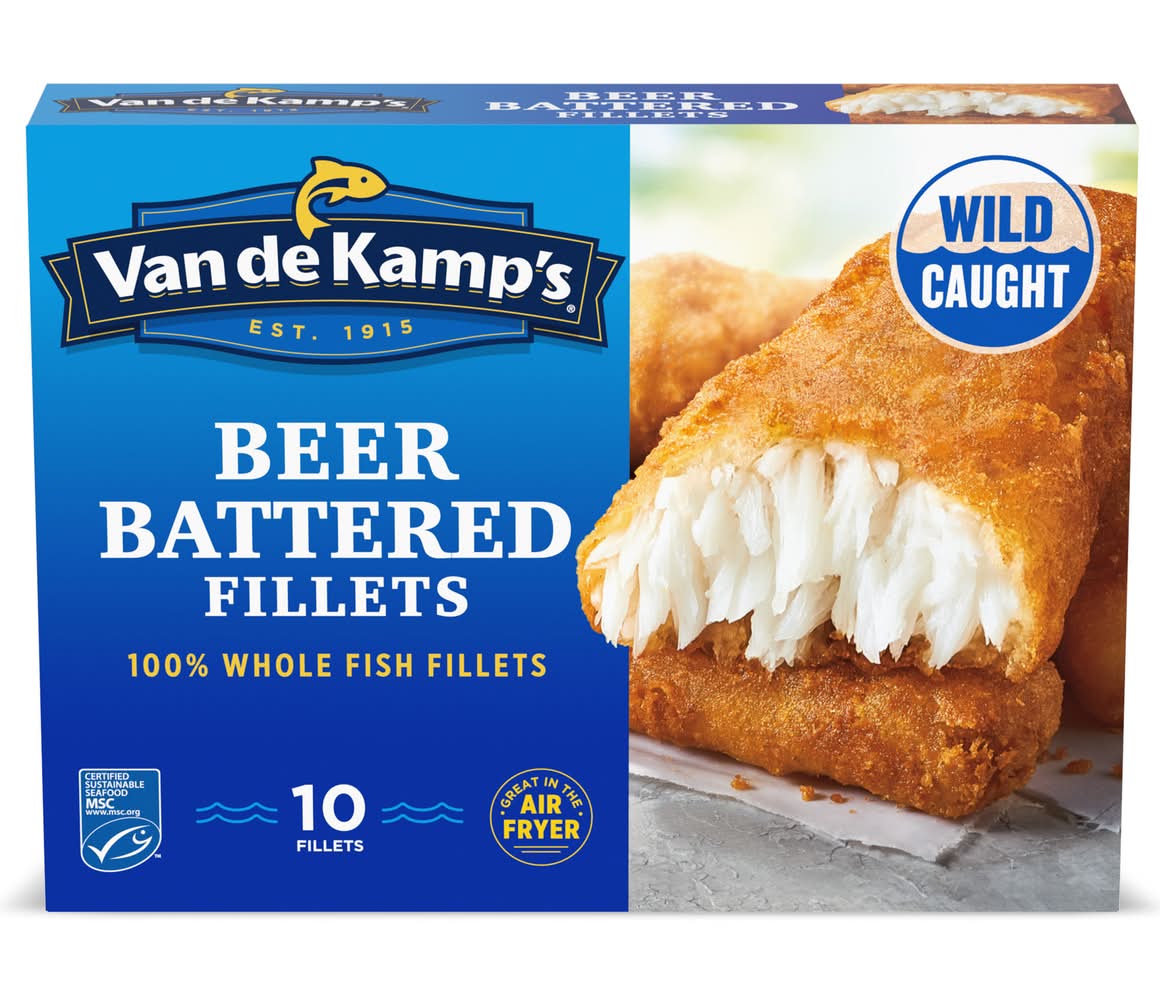 Van de Kamp's Beer Batter Fillets (19.1 oz, 10 ct)