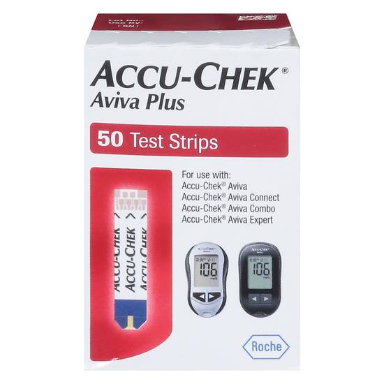 Accu-Chek Aviva Plus Test Strips (50 ct)