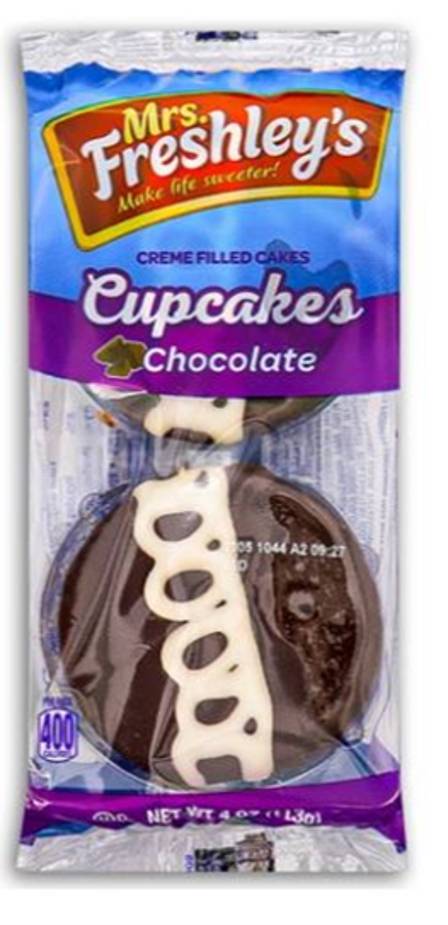 Mrs Freshleys Chocolate Cupcakes 80g