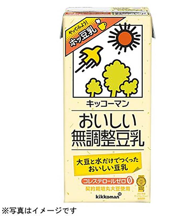 キッコーマン おいしい無調整豆乳 (1L)