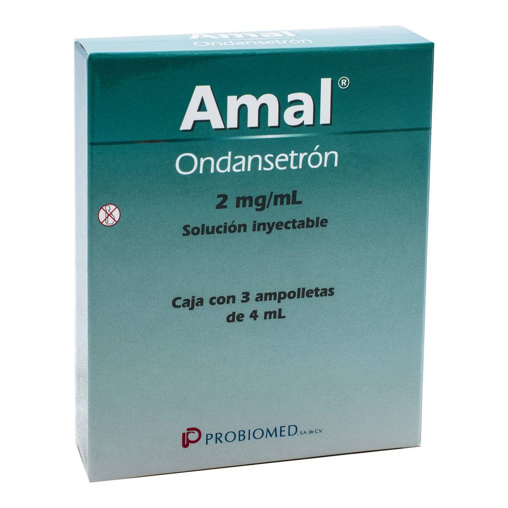 Probiomed amal ondasetrón solución 2 mg / ml (3 un)