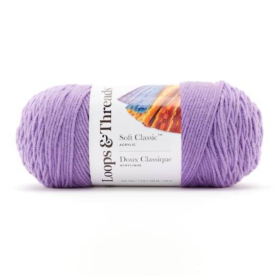 Loops & Threads Soft Classic Solid Yarn, Amethyst