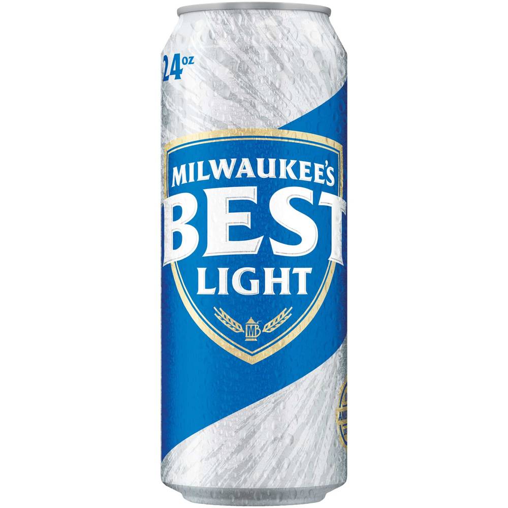 Milwaukee's Best Ice American Lager Light Beer (24 oz)