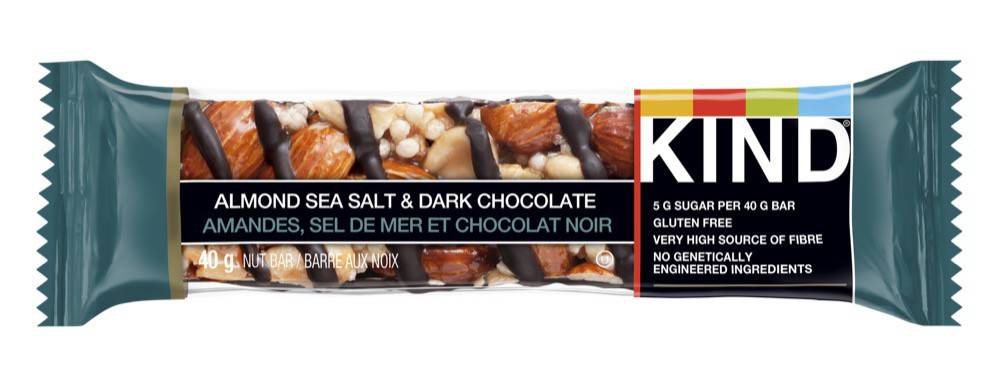 KIND Nut Bar, Almond Sea Salt-Dark Chocolate (12 x 40 g)