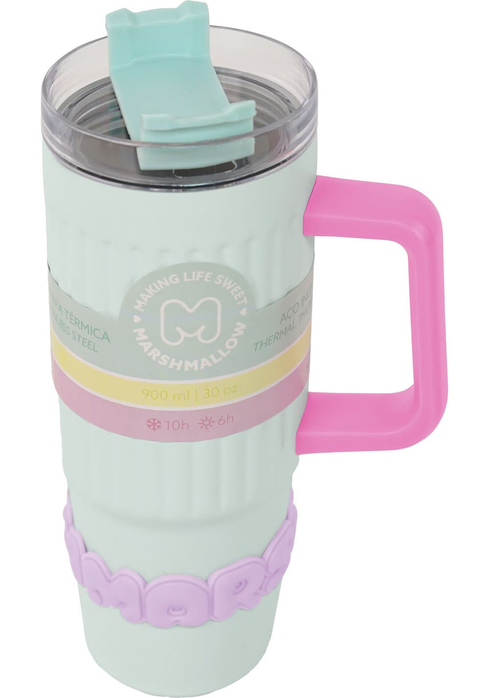 Garrafa 900 Mililitros Sortido Pastel Marshmallow