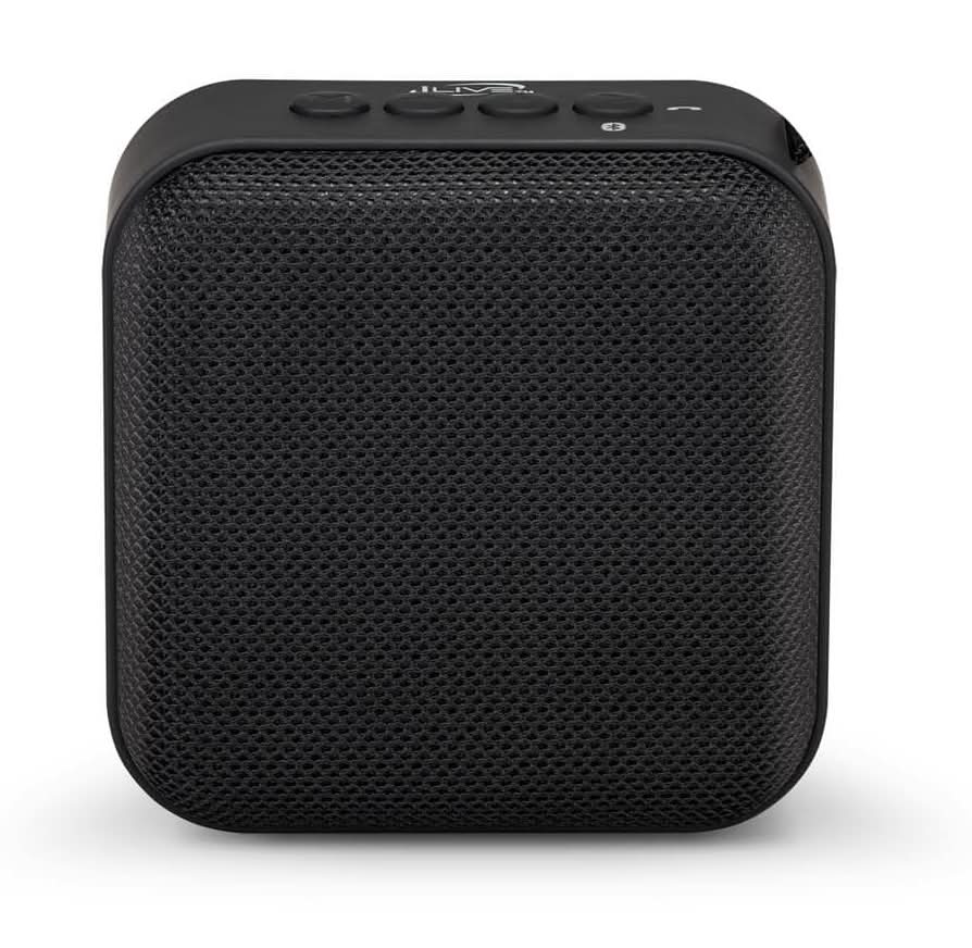 Ilive Portable Bluetooth Wireless Fabric Speaker In Black