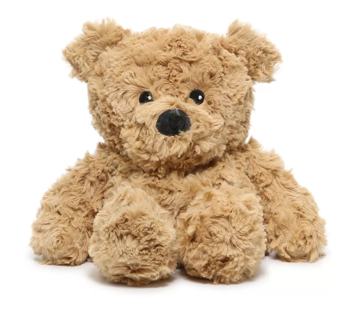 Warmies Curly Bear Warming Stuffed Animal (Beige One Size)