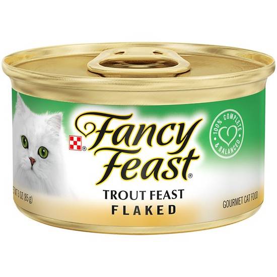 Fancy Feast Wet Cat Food, Flaked Trout Feast