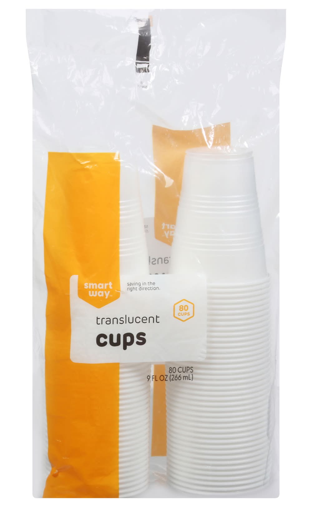 Smart Way Translucent 9 Fluid Ounces Cups