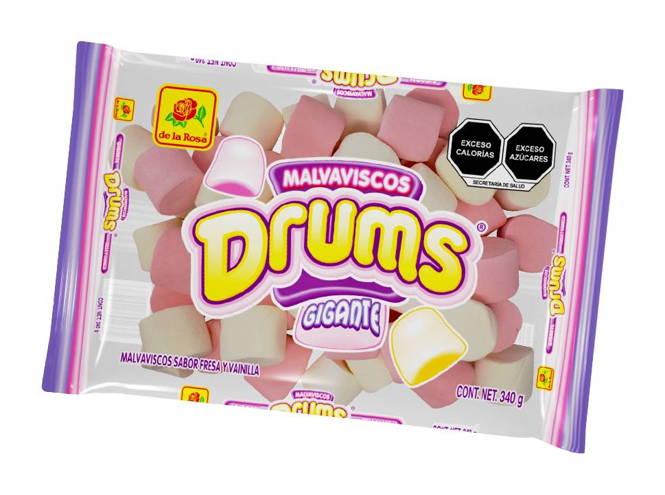 de la Rosa · Malvaviscos drums gigantes (340 g)
