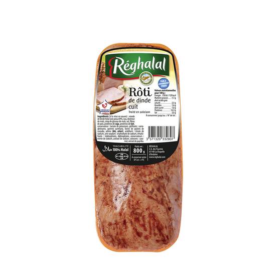 Reghalal - Rôti de dinde halal cuit