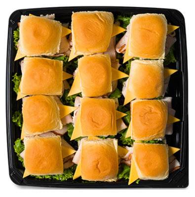 Deli Catering Tray Slider Sandwich Snack Square