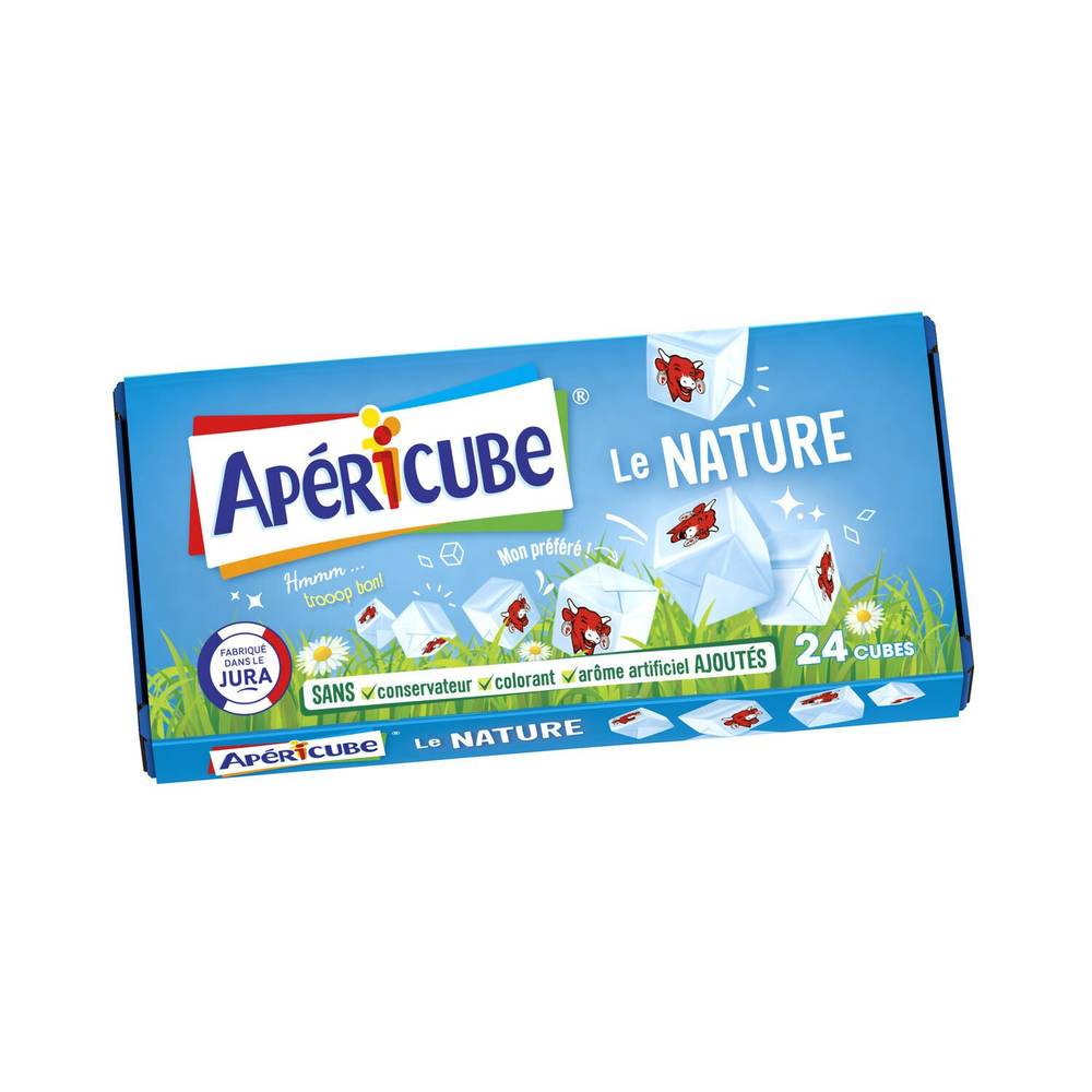 Apericube - Fromage apéritif nature (24 ct)