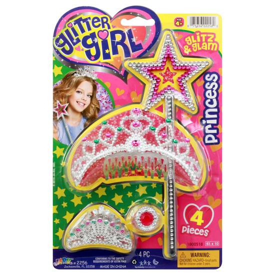 Ja-Ru Glitter Girl Princess Set (4 ct)