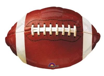 Anagram Championship Football Foil Balloon, 18 in