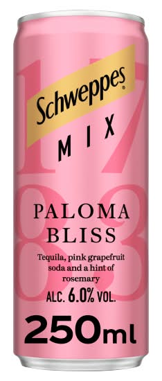 Schweppes Mix Paloma Bliss Cocktail (250ml)