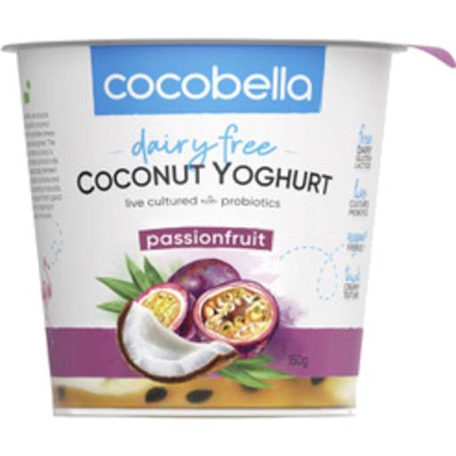 Cocobella Dairy Free Yoghurt, Passionfruit (150g)