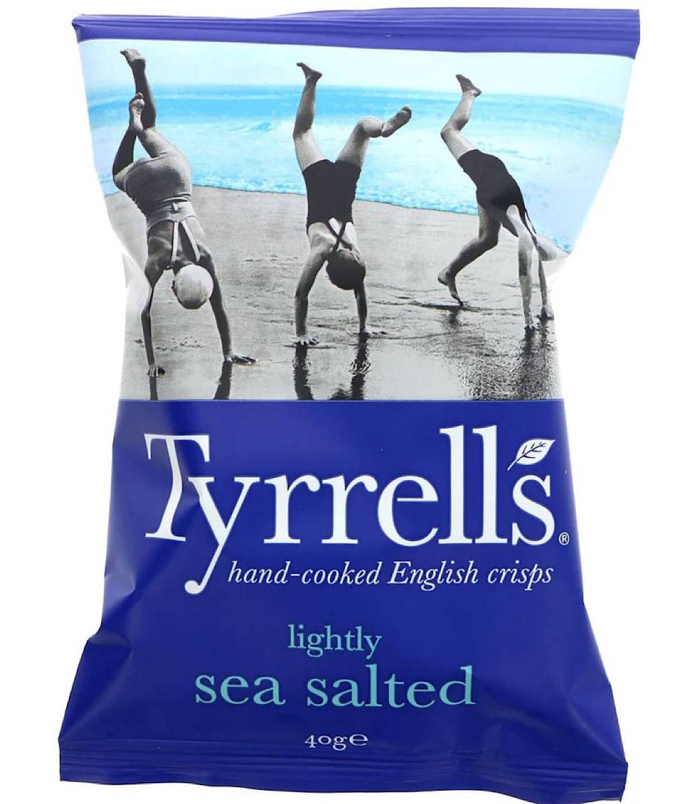 Tyrell’s Lightly Sea Salted 40g