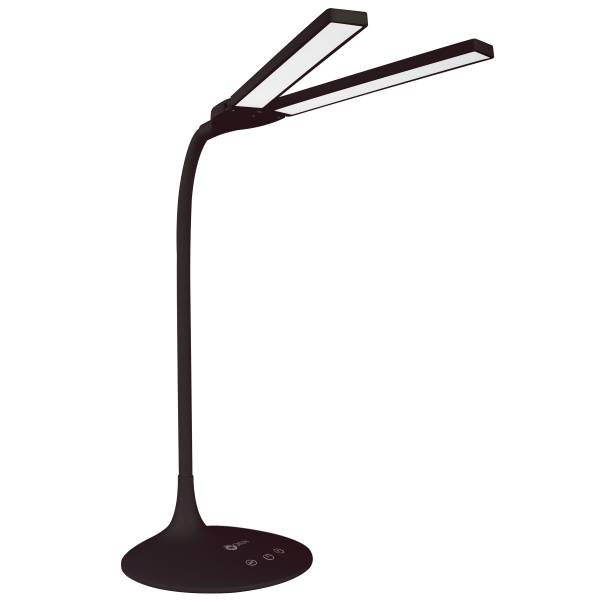 Ottlite Wellness Series Black Pivot Led Desk Lamp