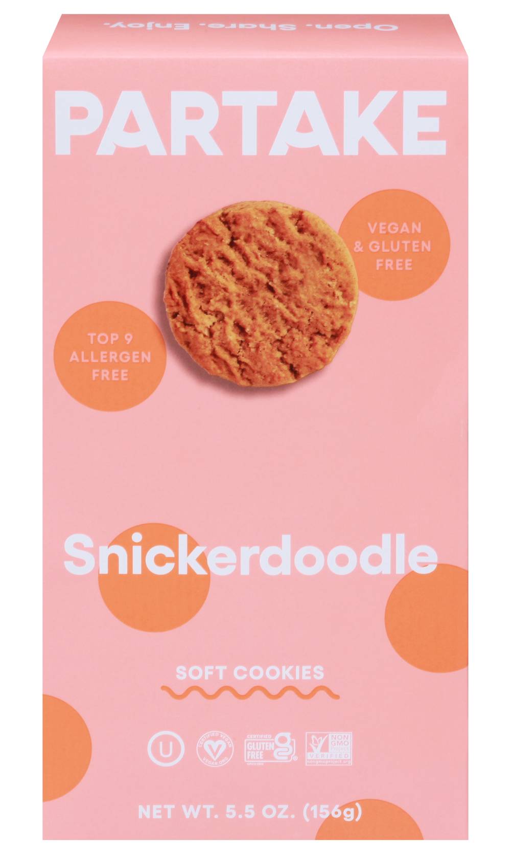 Partake Soft Baked Snickerdoodle Cookies (5.5 oz)