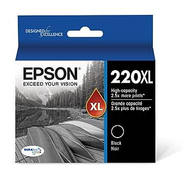 Epson T220XL Black High Yield Ink Cartridge   (T220XL120-S)