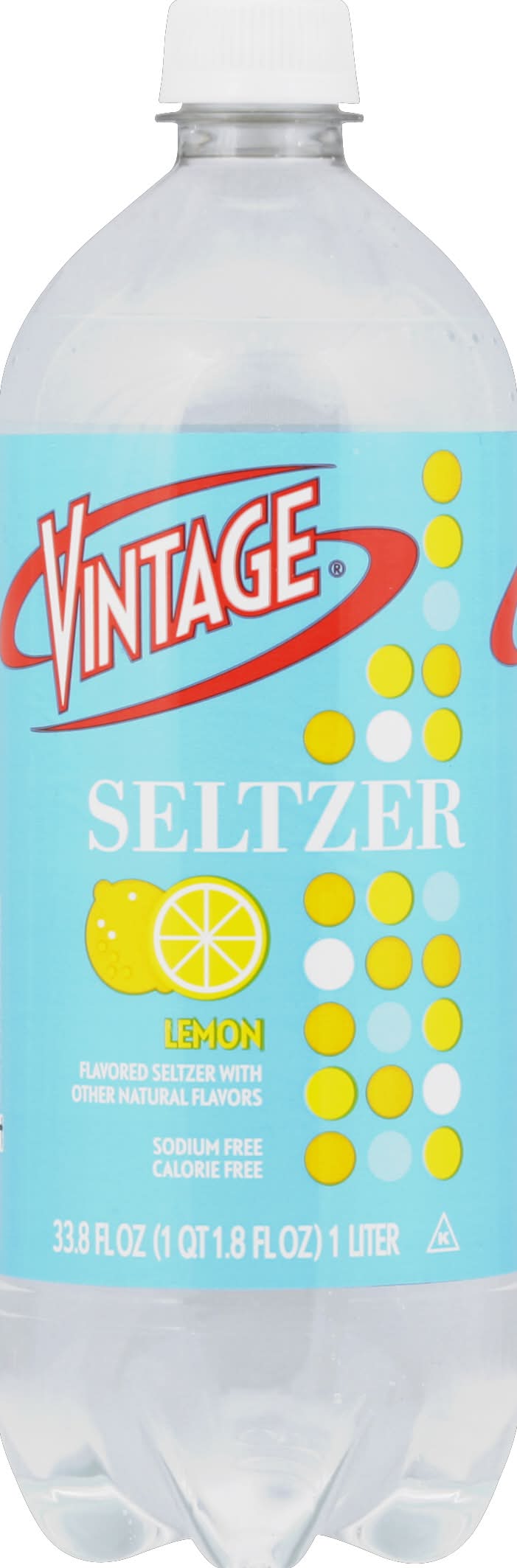Vintage Calorie Free Lemon Lime Seltzer (33.8 fl oz)