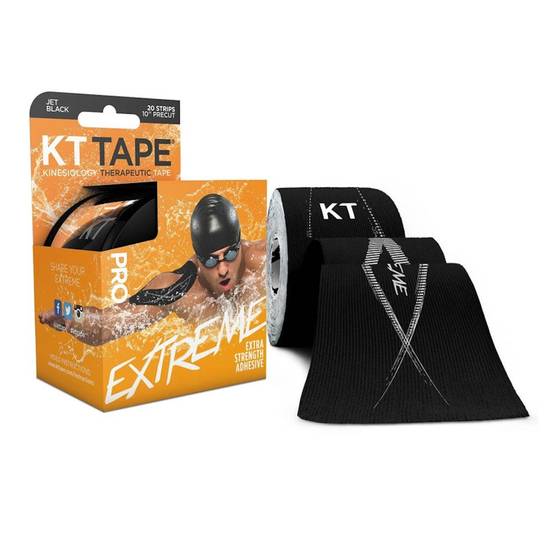 KT Tape PRO Extreme Black, 20 CT