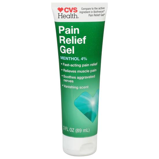 Cvs Health Menthol 4% Pain Relief Gel