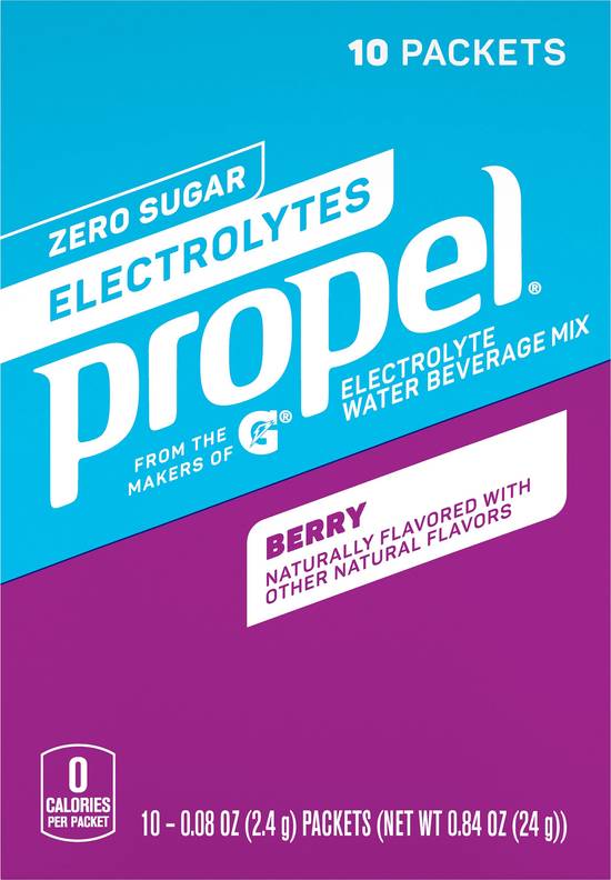 Propel Zero Sugar Berry Water Beverage Mix (10 ct, 0.84 oz)