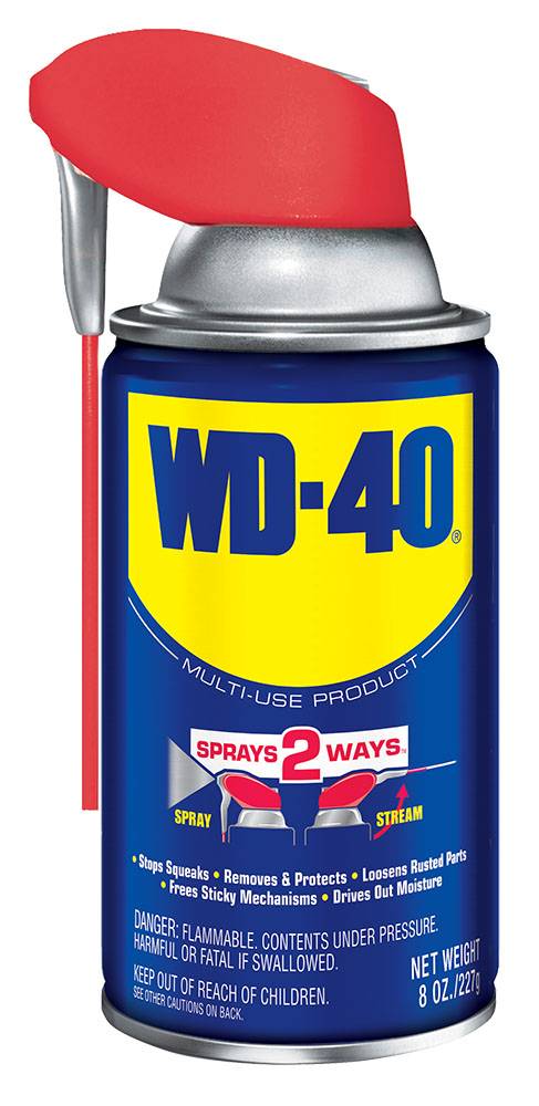 WD-40 Multi-Use Product with 2 Way Smart Spray Straws (8 oz)