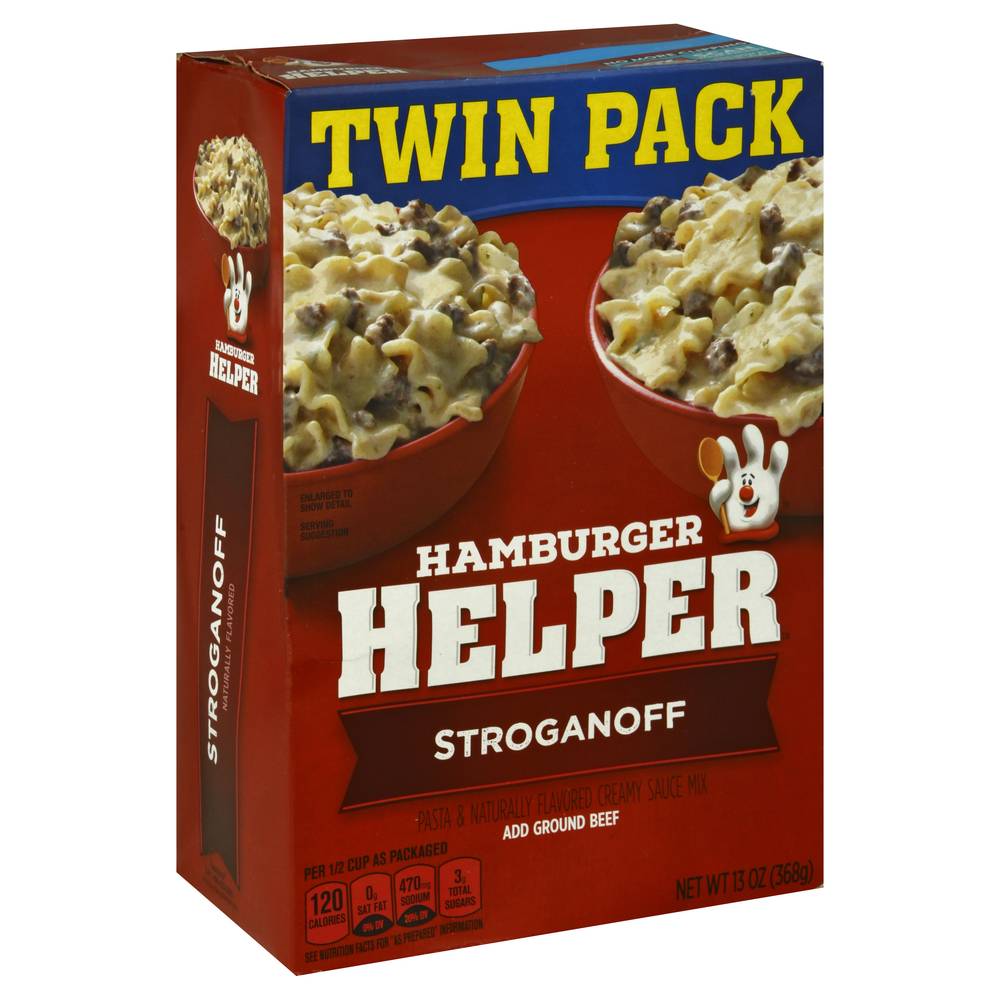 Hamburger Helper Twin pack Stroganoff Pasta & Sauce Mix (13 oz)