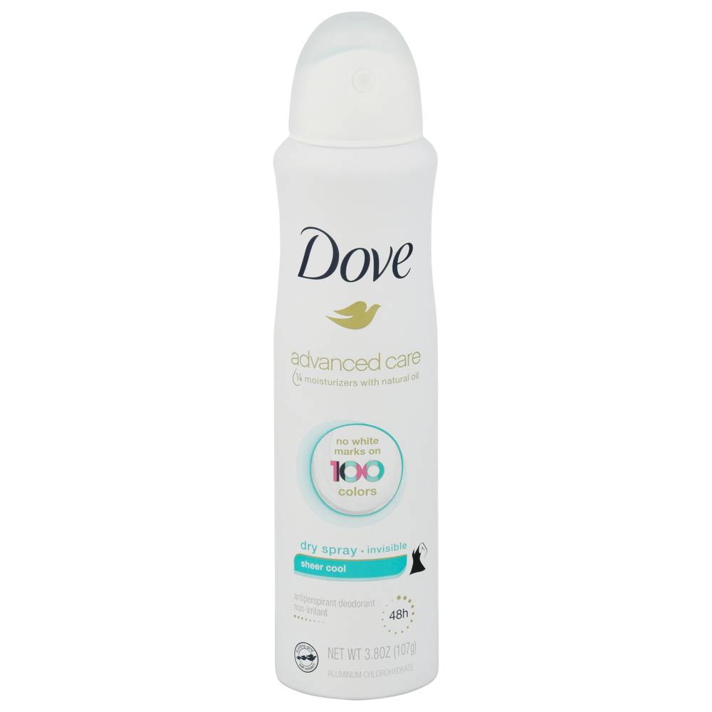 Dove Sheer Cool Invisible Dry Spray Antiperspirant Deodorant (3.8 oz)