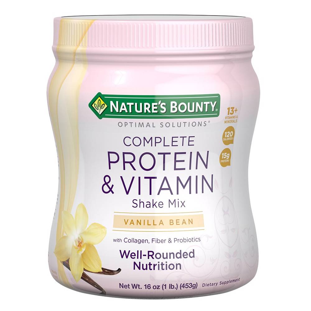 Nature'S Bounty Optimal Solutions Protein Shake, 16 Oz, Vanilla