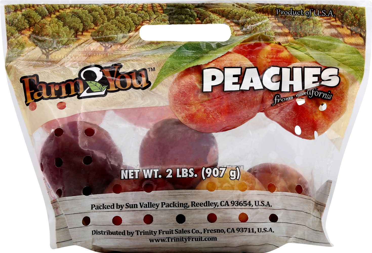 Farm2You Peaches (2 lbs)