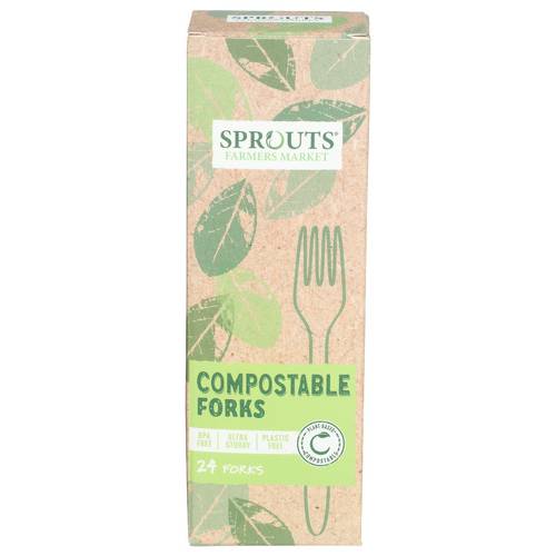 Sprouts Compostable Forks