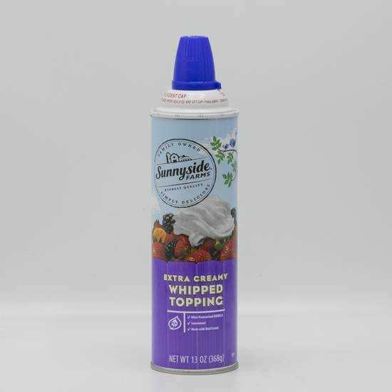 Sunnyside Farms Extra Creamy Whipped Topping Cream