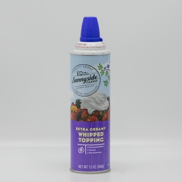 Sunnyside Farms Extra Creamy Whipped Topping Cream (13 oz)