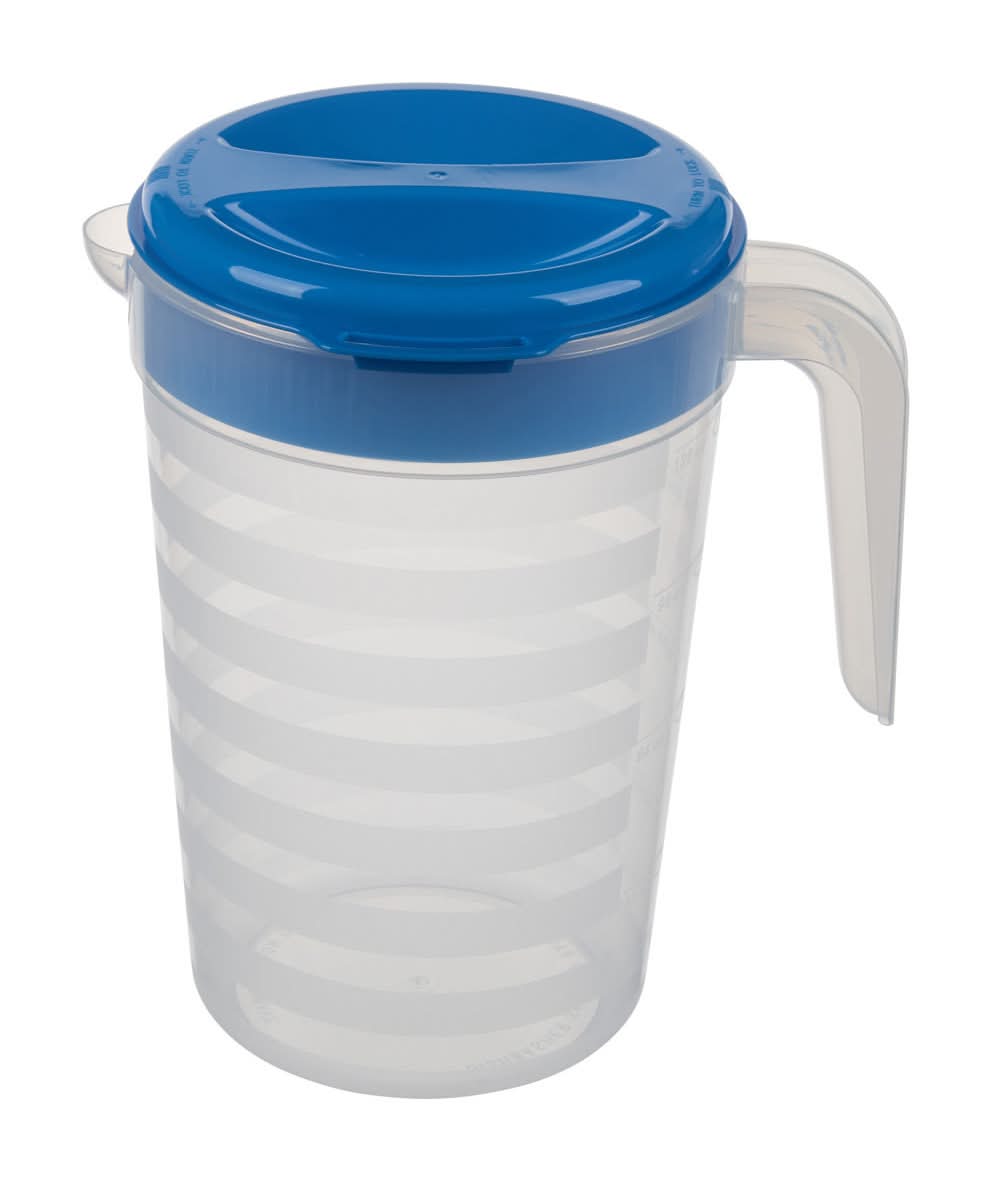 TrueLiving Drinkware Pitcher With Lid 1 Gal, Assorted