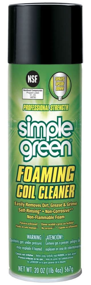 Simple Green 20 Oz. Foaming Coil Cleaner Aerosol