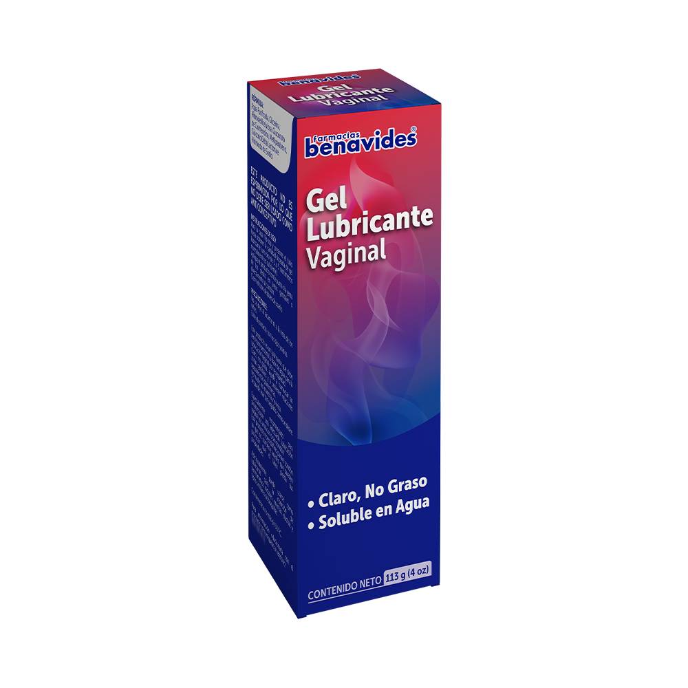 Farmacias benavides gel lubricante vaginal (tubo 113 g)