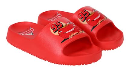 Juniors Licensed Comfort Slides W7 Lightning McQueen