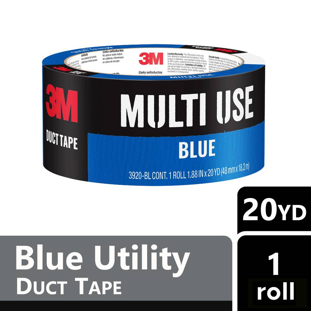 3M Blue Rubberized Duct Tape 1.88-in x 20 Yard(s) | 3920-BL
