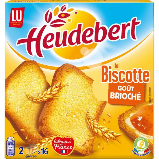 Lu - Heudebert biscottes (brioché)