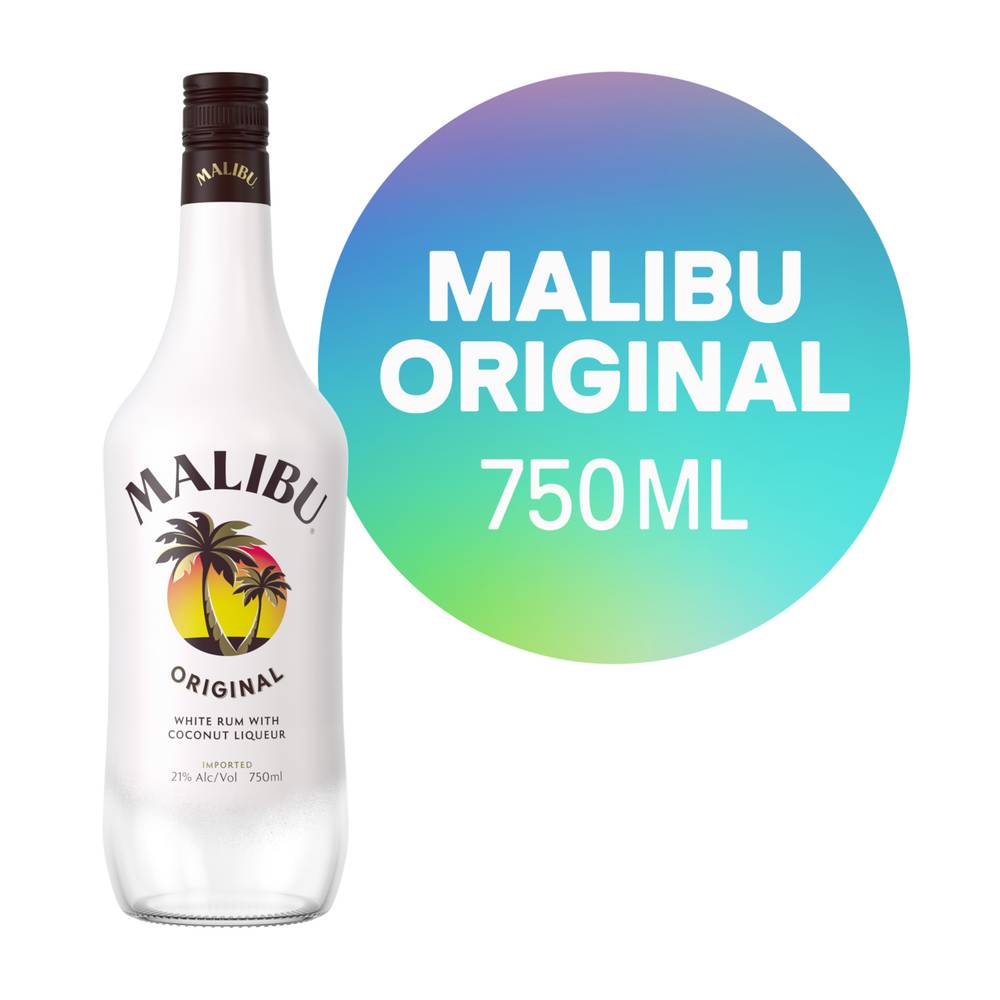 Malibu Caribbean Rum With Coconut Liqueur (750 ml)