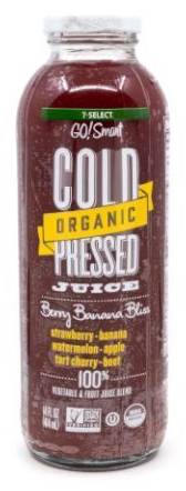 7-Select Organic Cold Pressed Berry Banana Bliss 14oz