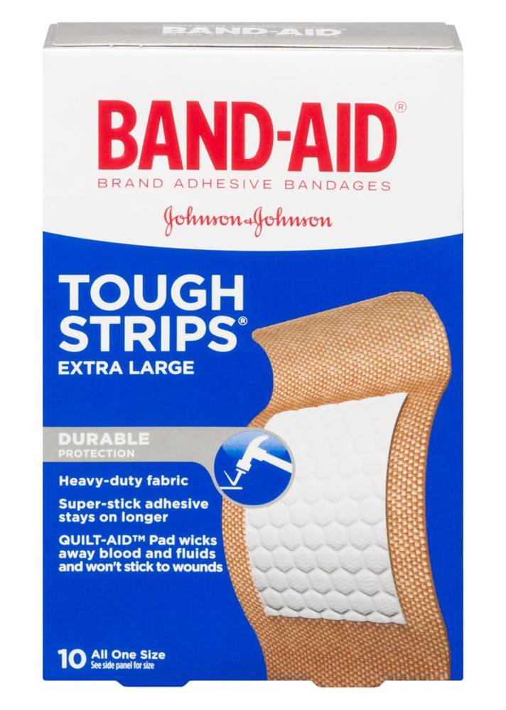 Band-Aid Brand Tough-Strips Adhesive Bandages (10 g)