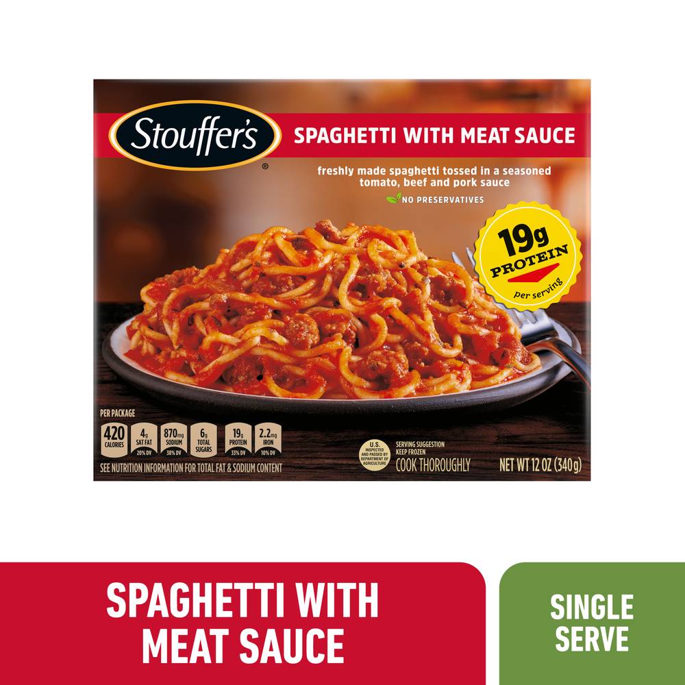 Stouffer's Spaghetti With Meat Sauce