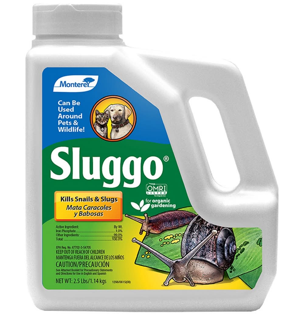 Monterey Sluggo Slug And Snail Killer 2.5 Lb