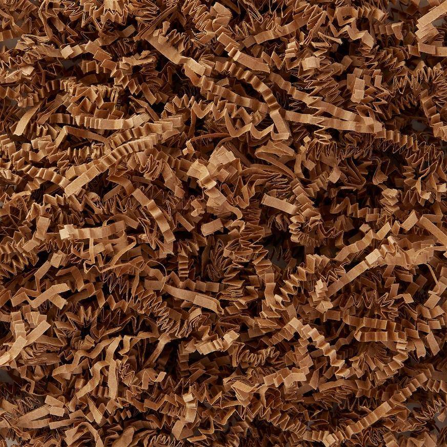 Party City Kraft Crinkle Paper Shreds, Brown