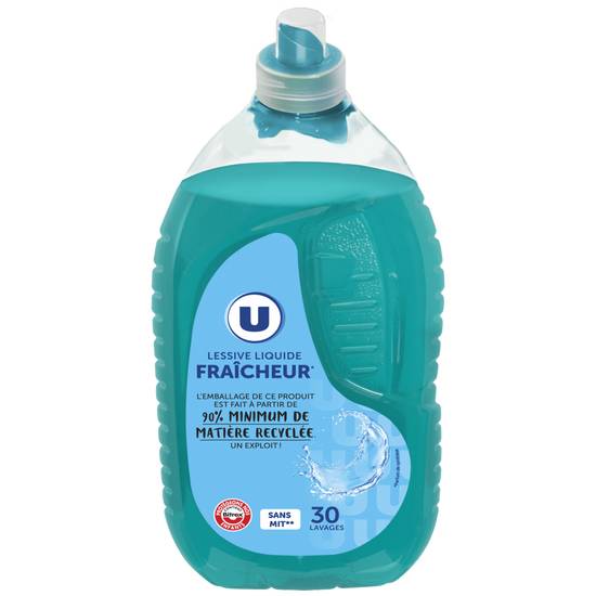 Lessive Liquide Fraicheur Produit U x30